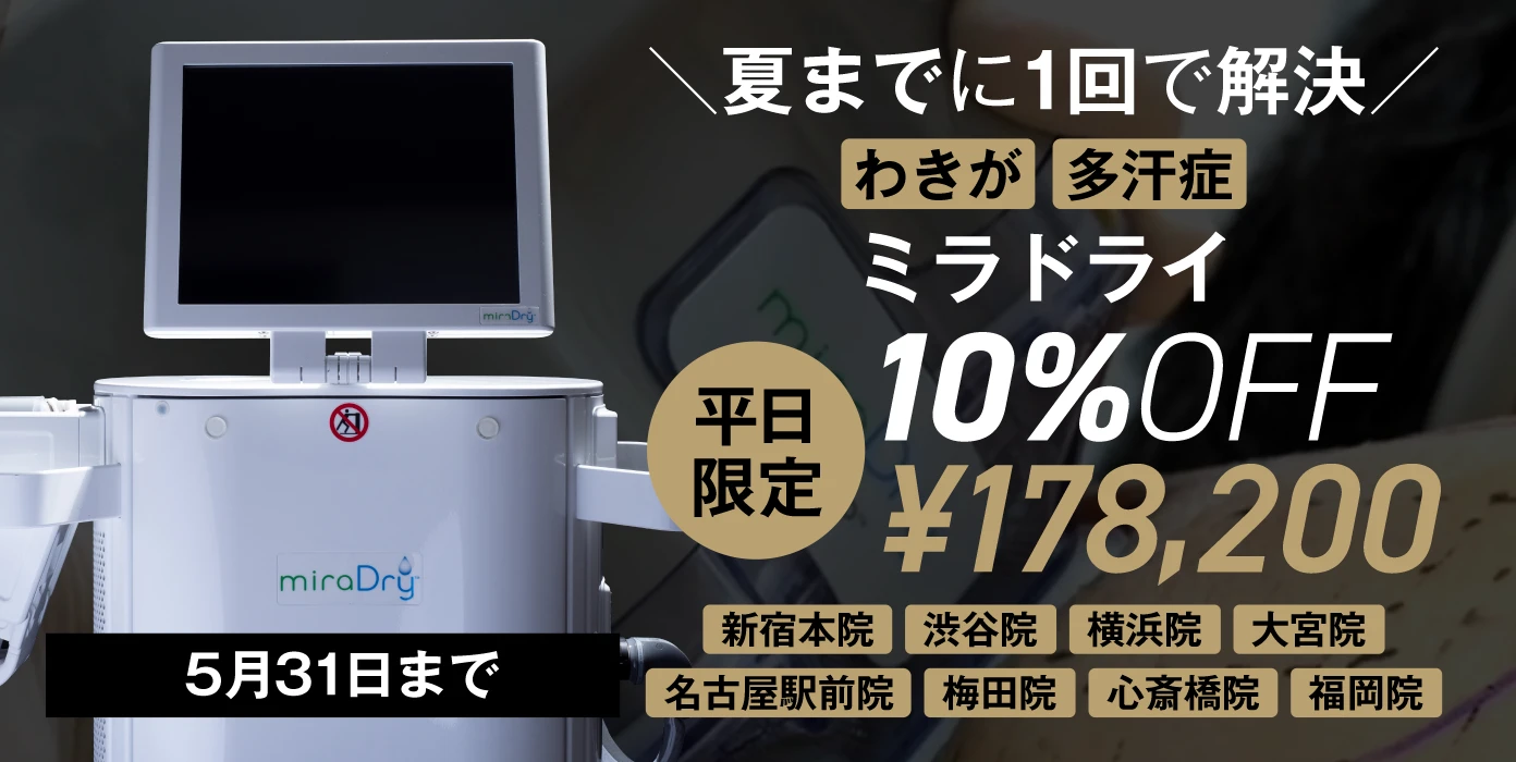 ゴリラのわきが・多汗症治療