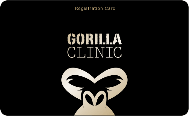 Registration Card / GORILLA CLINIC