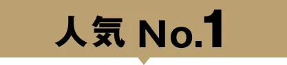 人気 No.1