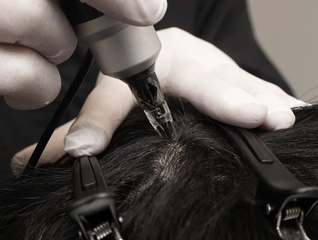 マーキングの様子