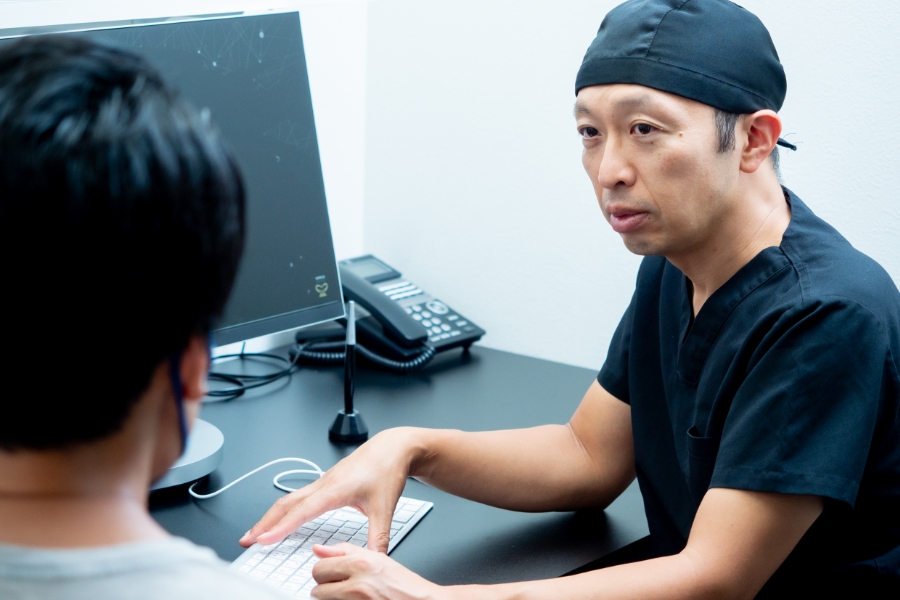 医療機関で体調を確認しながら使用できる