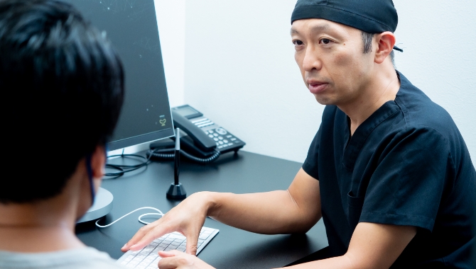 医療機関で体調を確認しながら使用できる