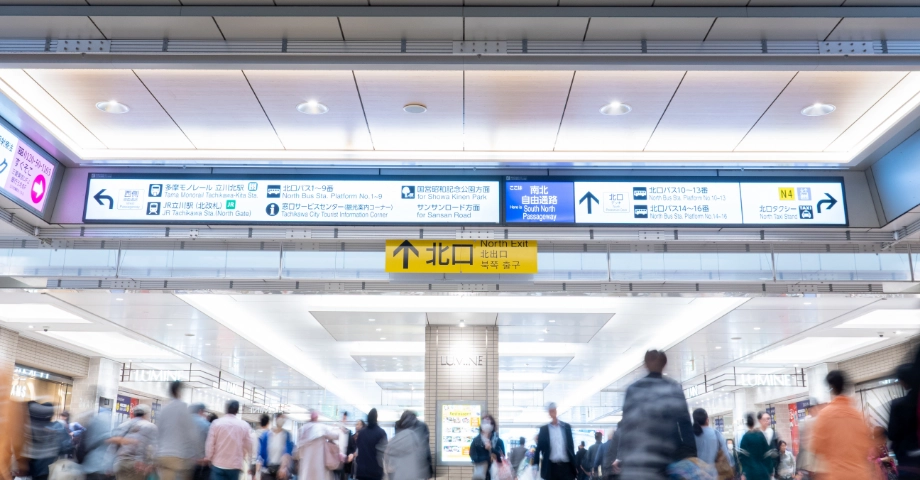 アクセスマップ（JR立川駅）