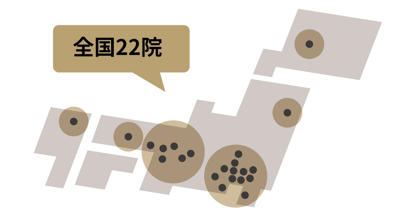 当院は全国に22院