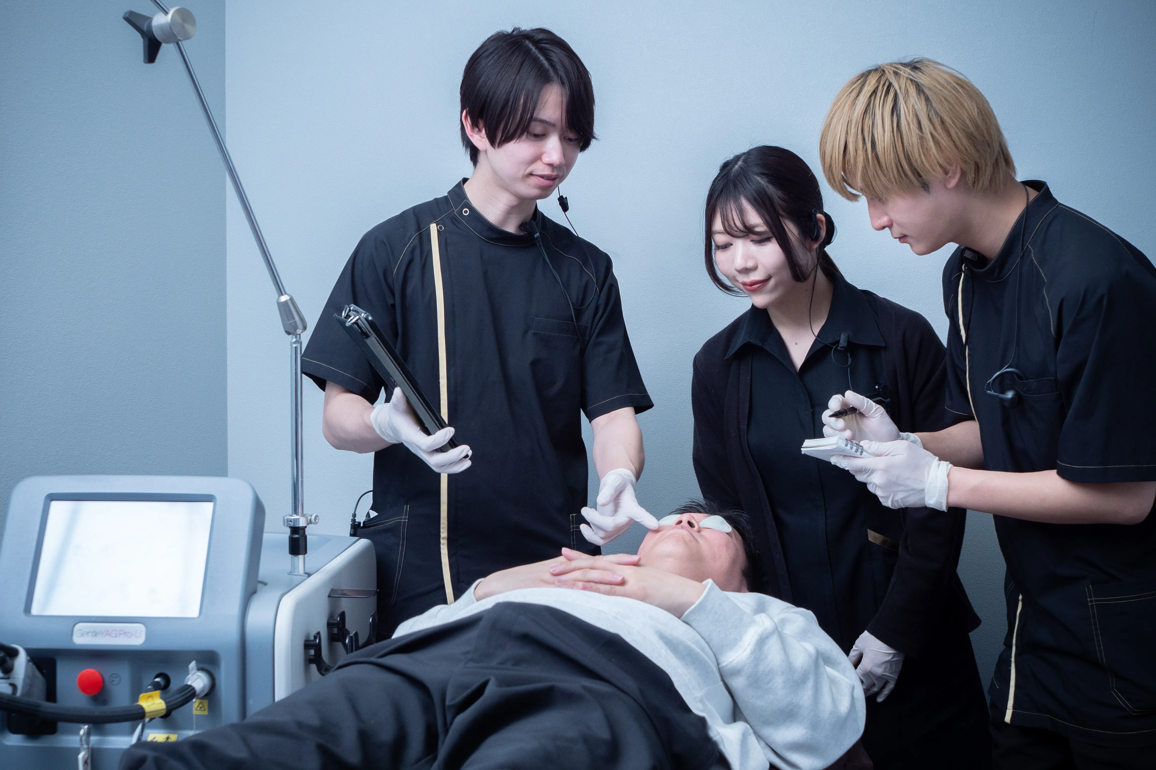 500時間に及ぶ脱毛研修