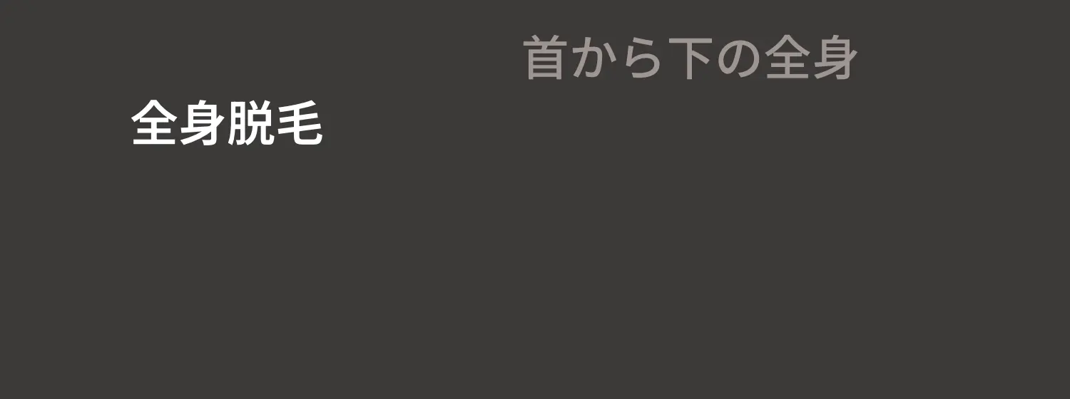 ゴリラクリニックの全身脱毛 296,800円