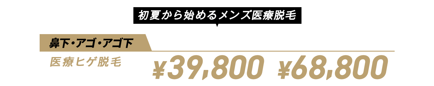 初夏から始めるメンズ医療脱毛