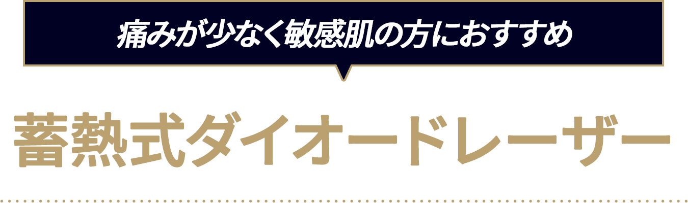 蓄熱式ダイオードレーザー