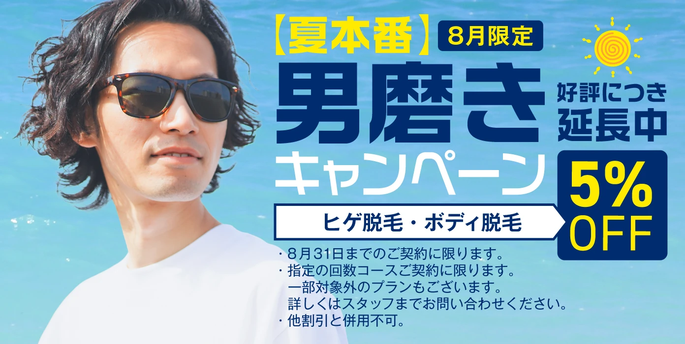 男磨きキャンペーン