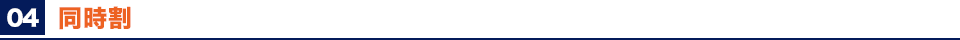 同時割