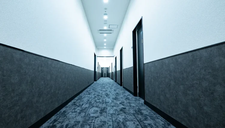 ゴリラクリニック札幌院の廊下