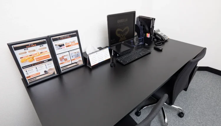 ゴリラクリニック広島院のカウンセリング室