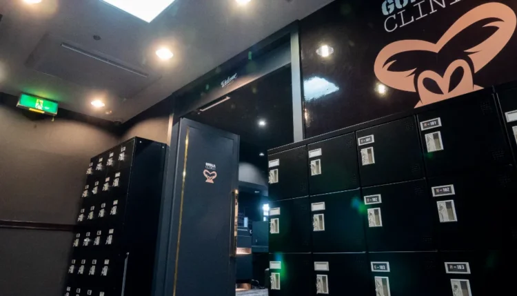 ゴリラクリニック池袋院のロッカー