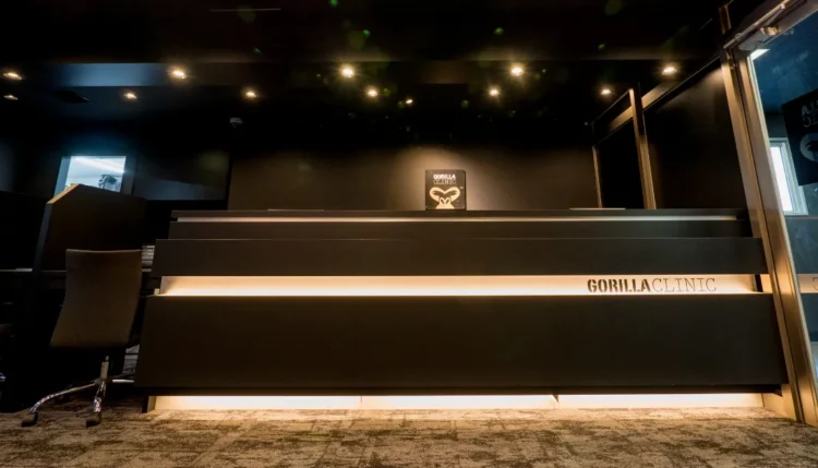 ゴリラクリニック京都烏丸院の受付