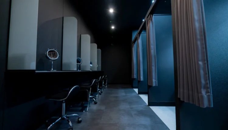 ゴリラクリニック名古屋栄院の廊下