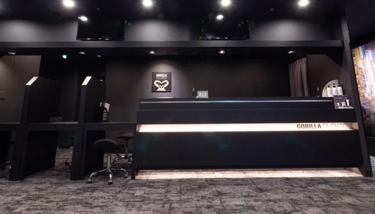 ゴリラクリニック大阪心斎橋院の受付