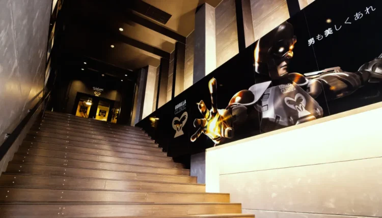 ゴリラクリニック大阪梅田院の入口前階段