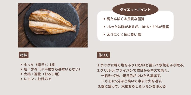 ほっけの塩焼き