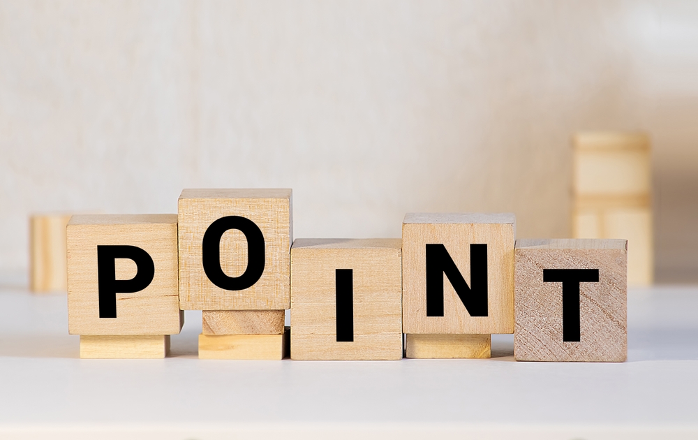Point,Five,Wooden,Blocks,With,Point,Text,Of,Concept,And